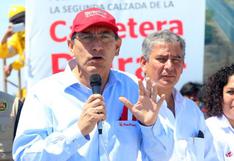 Martín Vizcarra: "Tenemos que trabajar, no vamos a la confrontación"