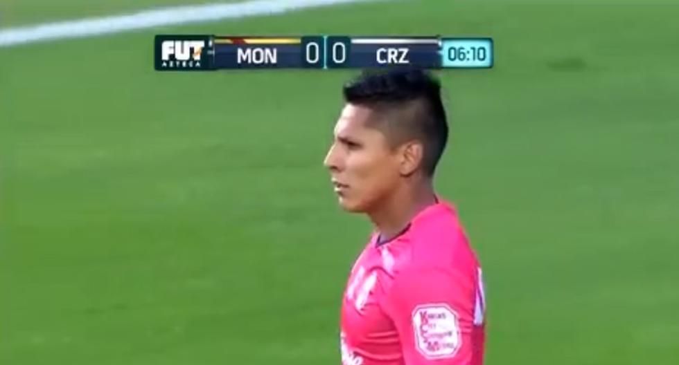 El peruano Raúl Ruidíaz destacó en el partido Morelia vs Cruz Azul por la Liga MX. (Foto: Captura)