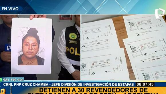 Policía identifica a  Joselyn Esperanza Felipe Blas, la sucesora de la ‘Mommy Yankee’ tras vender entradas falsas para el partido Perú vs Argentina. (Foto: Buenos Días, Perú)