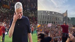 Así fue la emotiva despedida de José Mourinho del A.S. Roma