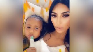 Instagram: al hijo de Kim Kardashian no le gustan los 'filtros' de su madre