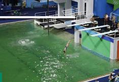 Río 2016: ¿Por qué el agua de la piscina olímpica se puso verde?