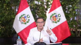 Vizcarra informó que concluida la cuarentena se evaluarán medidas diferenciadas en las regiones del país