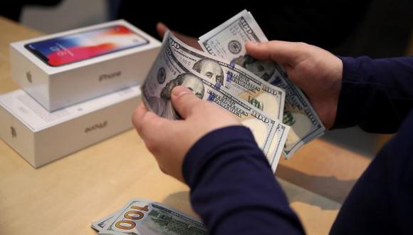 El iPhone X en Estados Unidos se vende desde 999 dólares. (Foto: AFP)