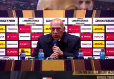 Roberto Mosquera: así explicó la goleada sufrida ante River Plate por la Copa Libertadores