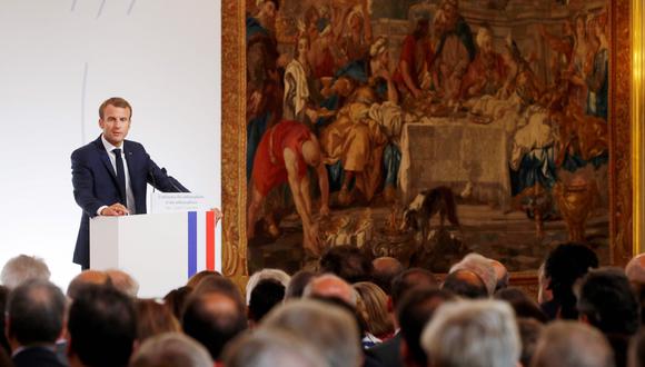 Mandatario francés pidió que la reflexión para "reordenar la arquitectura de la defensa europea" incluya no solo a los socios comunitarios, sino también a Rusia. (Foto: AFP)