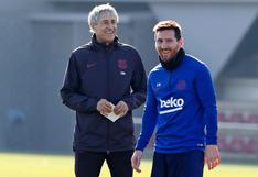 Se conocieron los secretos de la reunión íntima entre Messi y Setién: los cambios en las prácticas, la salida de Valverde y la Champions
