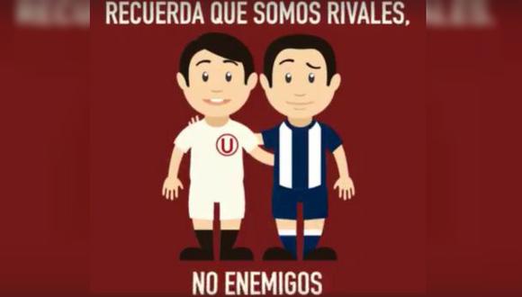 "Somos rivales, no enemigos", recordó Universitario a hinchas