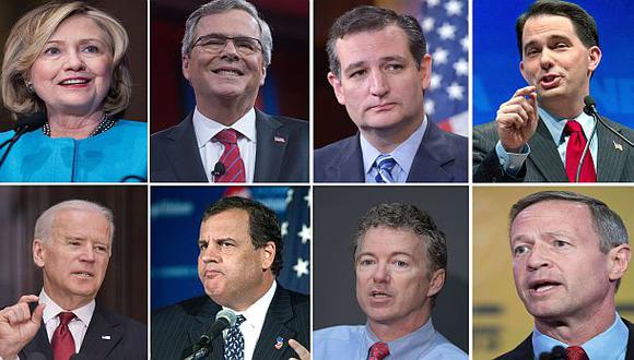 Los más de 10 candidatos que luchan por llegar a la Casa Blanca