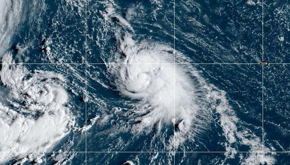 La tormenta José no supone por ahora peligro alguno para tierra. (Foto: NOAA)