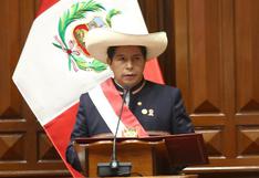 Pedro Castillo se presentó ante el Congreso para dar un mensaje