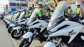 Policía Nacional refuerza seguridad en SJL y SMP con 200 nuevas motocicletas