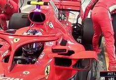 Terrible accidente de un mecánico con el coche de Kimi Raikkonen en Bahréin