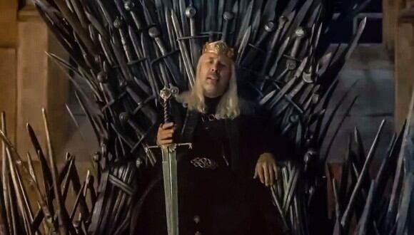 Paddy Considine como el rey Viserys I Targaryen en "House of the Dragon" (Foto: HBO)