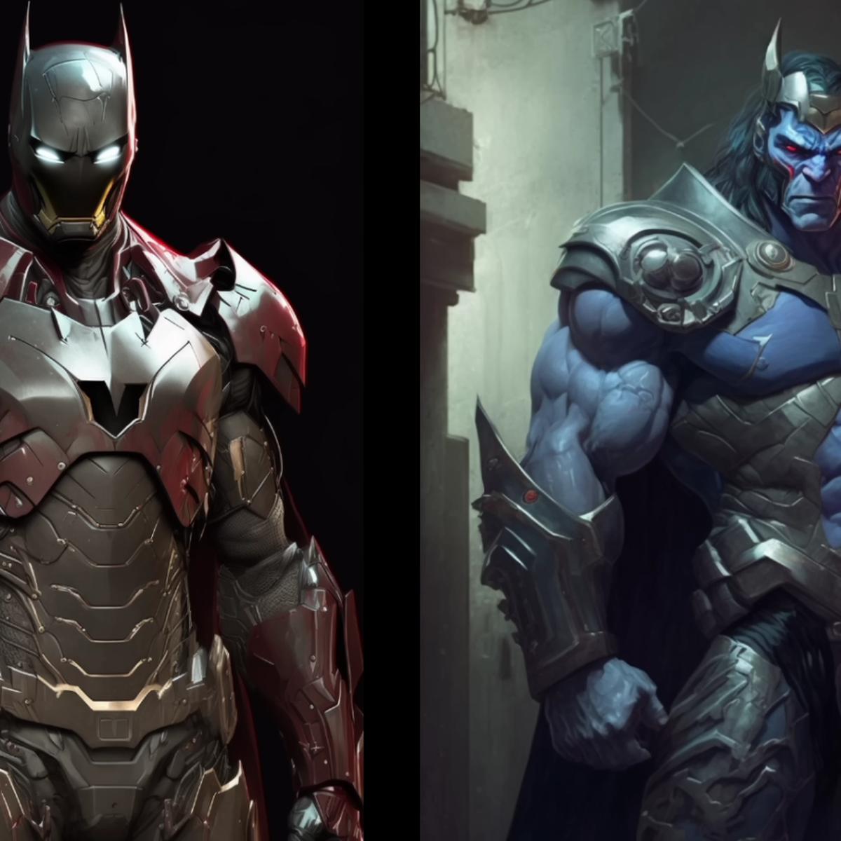 Así se verían los personajes de Marvel y DC si se fusionaran, según una IA  | VIDEO | Inteligencia artificial | Midjourney | Iron Man | Spider-Man |  Superman | Batman |