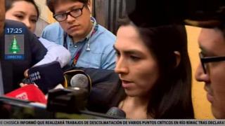 Melisa González Gagliuffi tras salir del penal: “No es que esté libre, me han revocado la prisión preventiva” | VIDEO