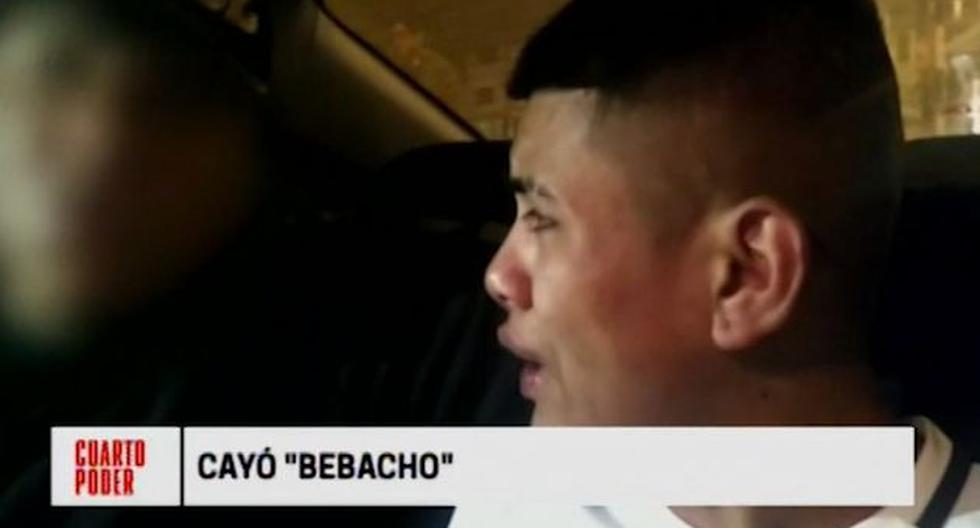 'Bebacho' lloró para tratar de engañar a los policías que lo capturaron. (Cuarto Poder).