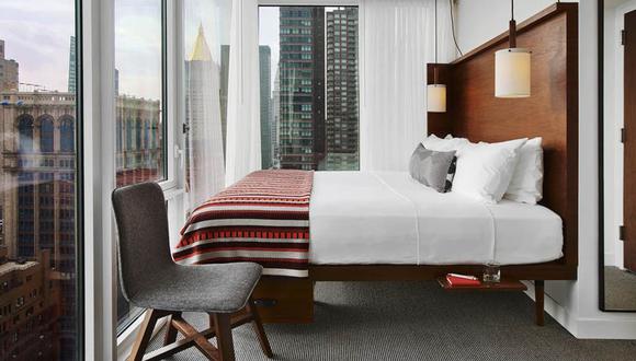 Las tarifas en los hoteles Moxy, de la marca Marriott, parten de 159 dólares la noche en Estados Unidos. (Foto: Difusión)