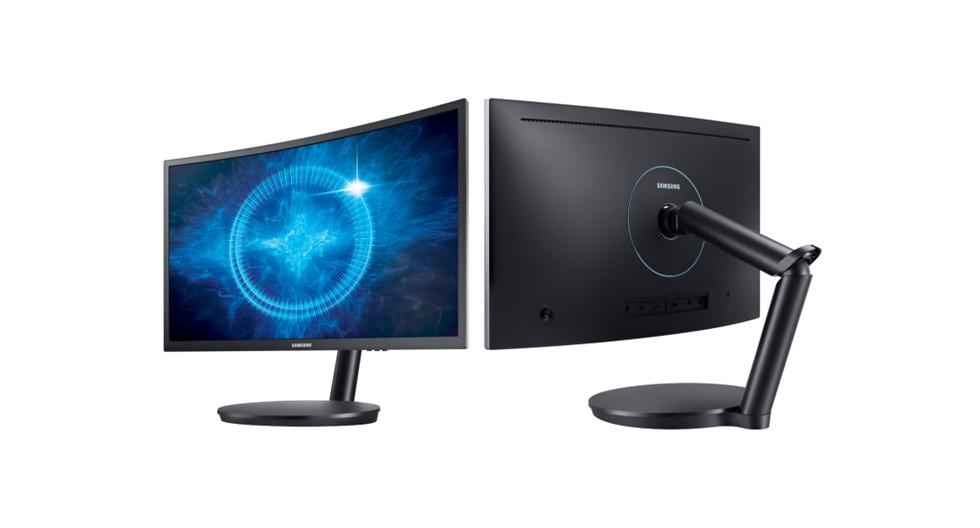 Samsung lanza nuevos monitores pensando en los fanáticos de los videojuegos, se trata de la pantalla curva CFG70 con tecnología Quantum Dot. (Foto: Samsung)