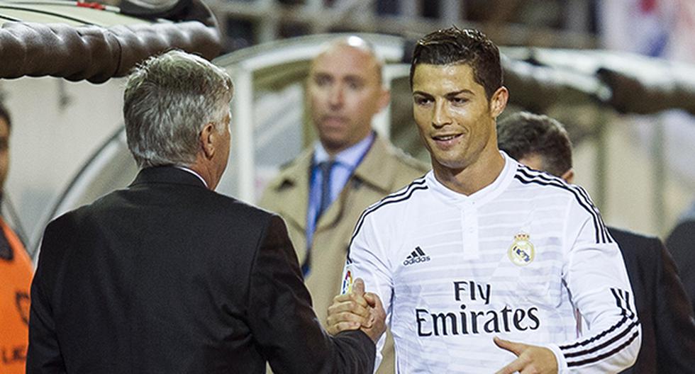 Cristiano Ronaldo quiere que Carlo Ancelotti siga. (Foto: Getty Images)