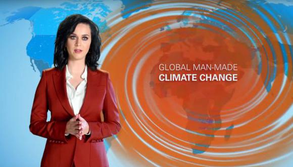 Katy Perry alerta sobre cambio climático en video de Unicef
