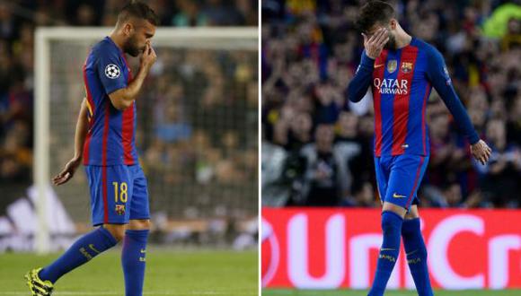 Piqué y Alba: ¿Cuánto tiempo estarán de baja en el Barcelona?