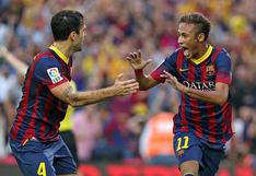 Barcelona venció 2-1 a Villareal con doblete de Neymar y mantiene la punta 