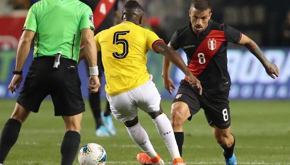 Gabriel Costa jugó 45 minutos en el amistoso ante Ecuador. (Foto: FPF)