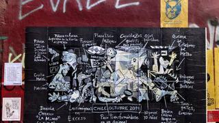 Los muros de Santiago, un museo al aire libre sobre la crisis chilena | VIDEO