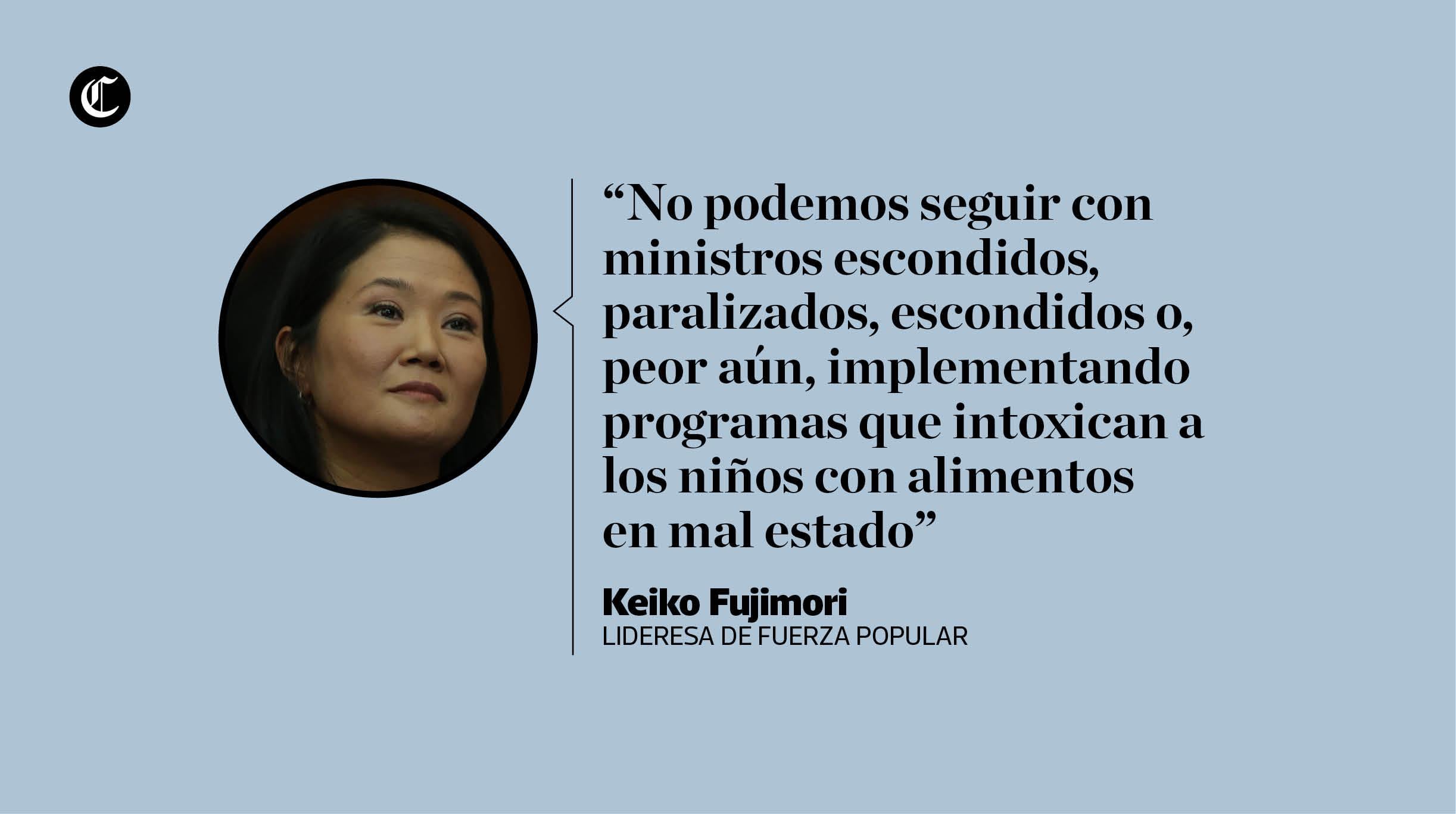 Keiko Fujimori cuestionó al presidente Martín Vizcarra por plantear proyectos de reforma política, a los que calificó como populistas. (Composición: El Comercio)