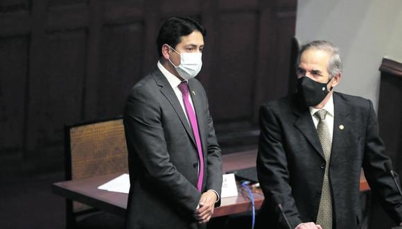 Freddy Díaz llegó al Parlamento con el partido Alianza para el Progreso. Ayer se presentó ante el pleno. (Foto: Hugo Pérez)