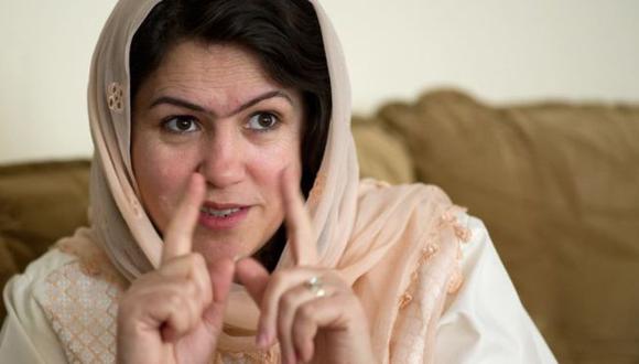 Fawzia Koofi presionó por los derechos de las mujeres durante su primera reunión cara a cara con los talibanes. (Foto: Getty Images, vía BBC Mundo).