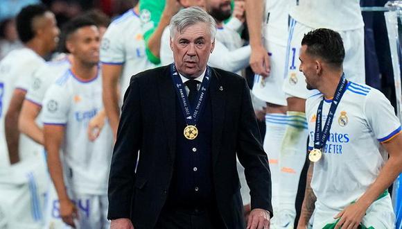 Carlo Ancelotti es el técnico más ganador en la historia de la Champions League. (Foto: EFE)