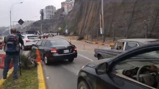 Costa Verde: reabren tránsito vehicular de manera parcial tras derrumbe en acantilado de Barranco 