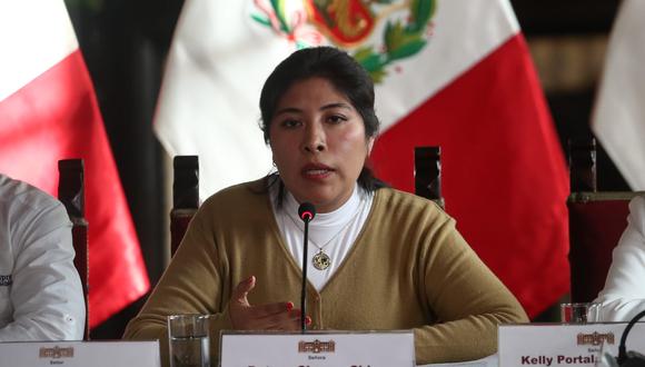 Betssy Chávez es acusada de respaldar el golpe de estado de Pedro Castillo. (Foto: El Comercio)