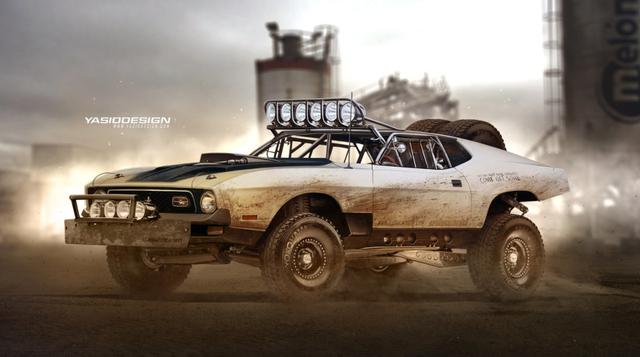 Diseñador inglés le da un estilo Mad Max a conocidos autos - 6