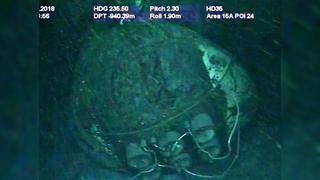 Las primeras fotos del submarino ARA San Juan a 907 metros de profundidad