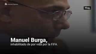 Manuel Burga, inhabilitado de por vida