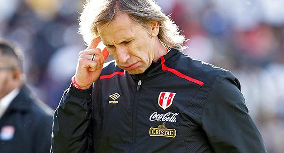 Ricardo Gareca, técnico de la Selección Peruana, no vio como un mal resultado el empate en Wellington ante Nueva Zelanda y dijo que las chances siguen intactas. (Foto: EFE)