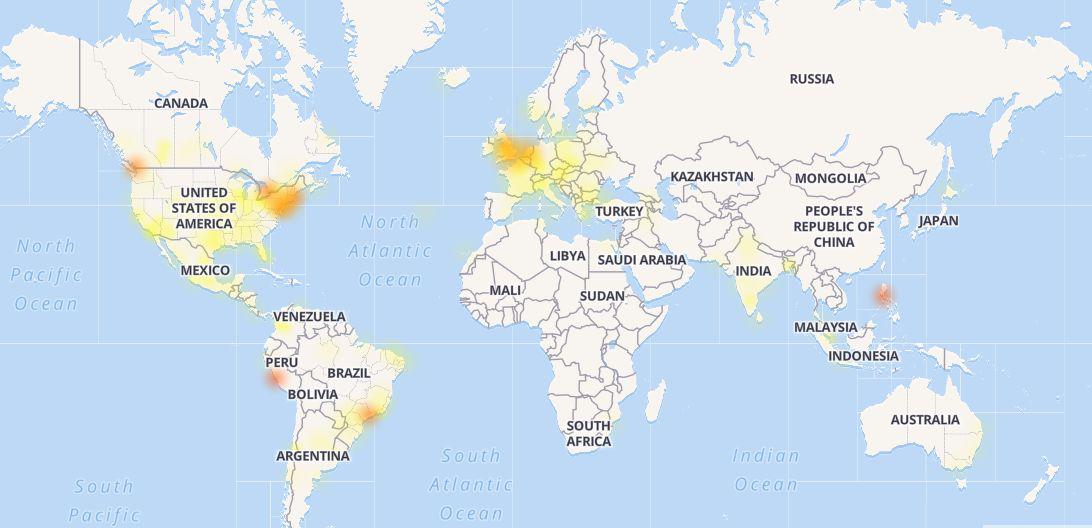 (Foto: DownDetector)