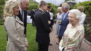 Isabel II recibió a los líderes del G7 antes de una cena de gala en el Reino Unido | FOTOS