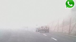 WhatsApp: fotos de la densa neblina en pleno verano limeño