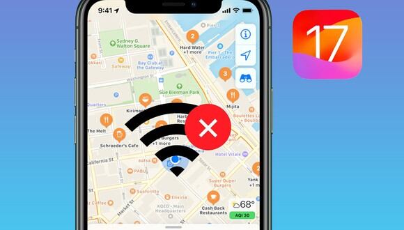 Con este truco de iOS 17 podrás usar Mapas sin WiFi. (Foto: Apple / Mag)