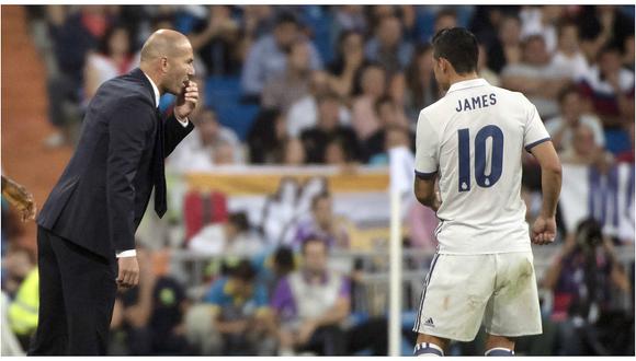 James Rodríguez vivió cuatro temporadas en el Real Madrid. (Foto: AFP)