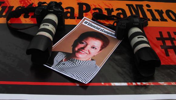 La periodista Miroslava Breach fue asesinada a tiros cuando salía de su casa en Chihuahua el 23 de marzo del 2017. (Foto: HERIKA MARTINEZ / AFP).