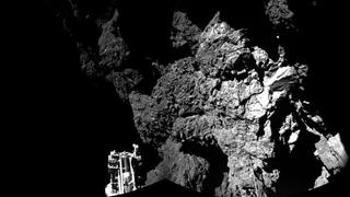 Philae envía la primera foto desde la superficie de un cometa