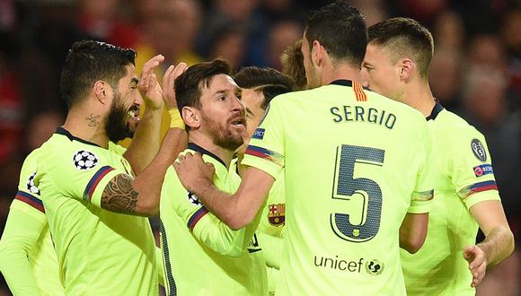 Manchester United pierde 1-0 con Barcelona en Old Trafford por cuartos de final de la Champions League.