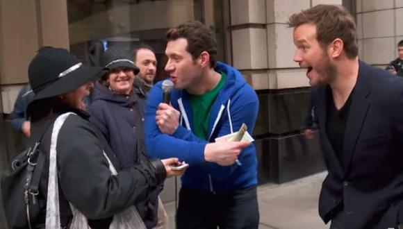 Neoyorquinos no reconocieron a Chris Pratt [VIDEO]