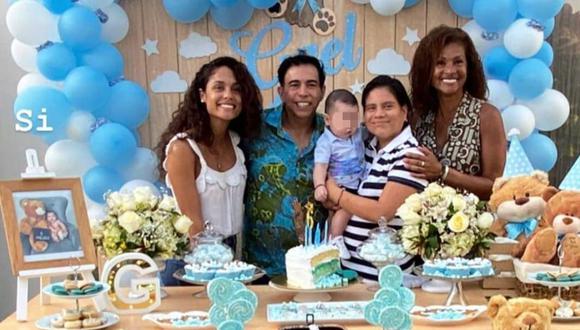 Ernesto Pimentel celebró los seis meses de su hijo Gael. (Foto: Captura)