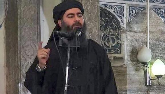 Abu Bakr Al Bagdadi, jefe del Estado Islámico, no estaba muerto y manda un polémico mensaje. (Foto: AFP)